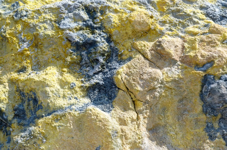 Sulfur textureの写真素材