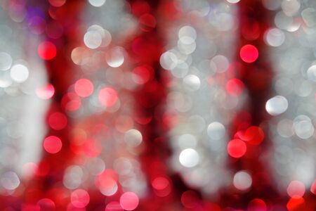 Blurred background in red and white colorsの写真素材