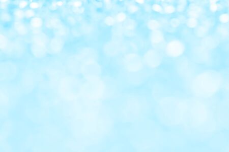 Blurred bokeh with blue color for abstract backgroundの写真素材