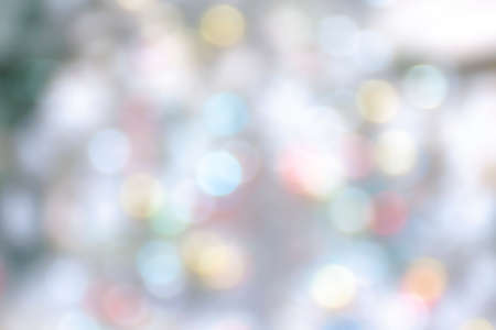 blurred of colorful bokeh for abstract background.の写真素材