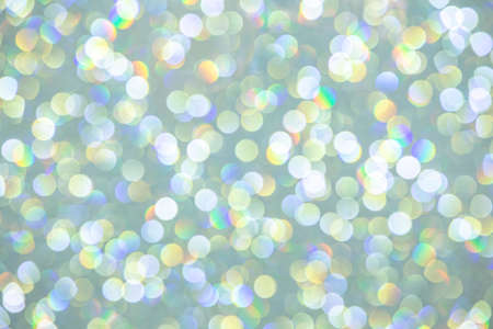 Blurred black and white color bokeh for design background.の写真素材