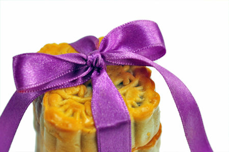 Mooncake,food for Chinese mid autumn festival.