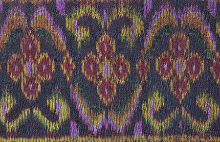 Pattern of Thai silkの写真素材