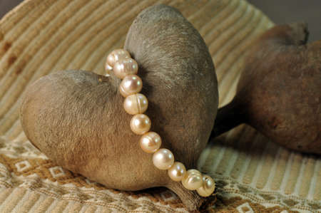 Beautiful pearl necklaceの写真素材