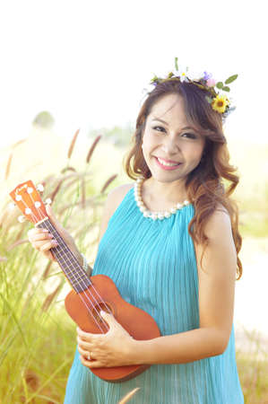 The beautiful pregnant woman の写真素材