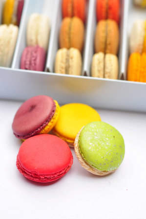 French macaroons .Dessertの写真素材