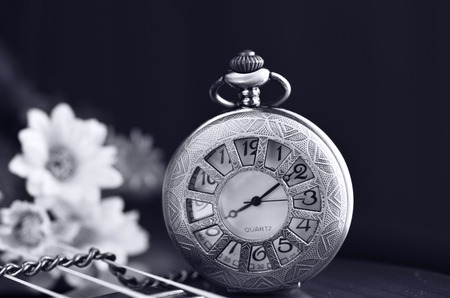still life Antique pocket clocの写真素材