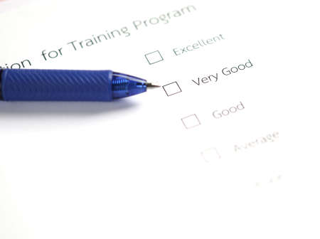 Customer service surveyの写真素材