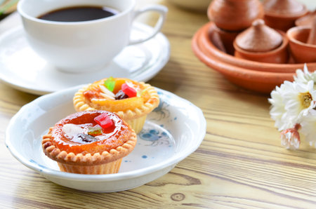 fruit cup cake