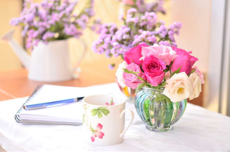 sweet flower in fresh morningの写真素材