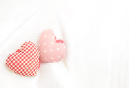 Valentines Day background with hearts