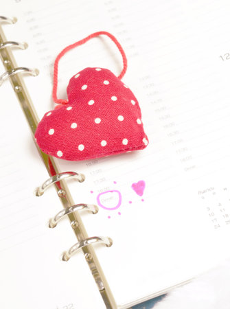 Valentines Day background with hearts