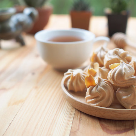 Meringue cookiesの写真素材