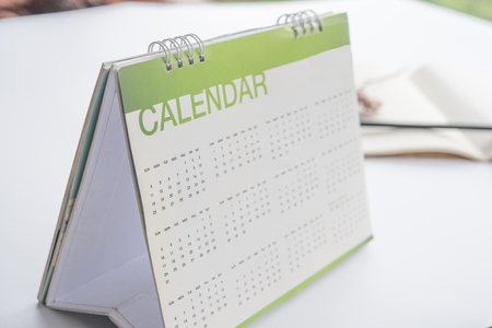 calendar for planの写真素材