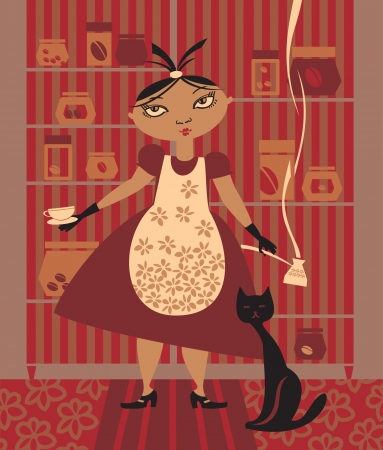 Coffee house のイラスト素材