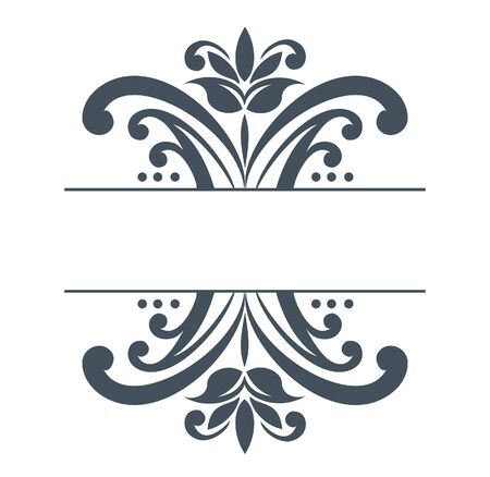 Abstract floral frameのイラスト素材