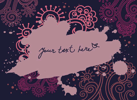 Floral designのイラスト素材