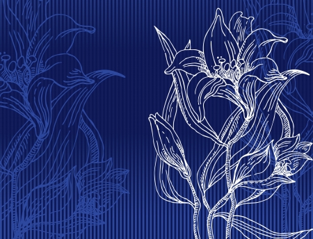 Floral ornament のイラスト素材
