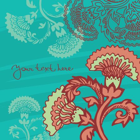 Floral background のイラスト素材