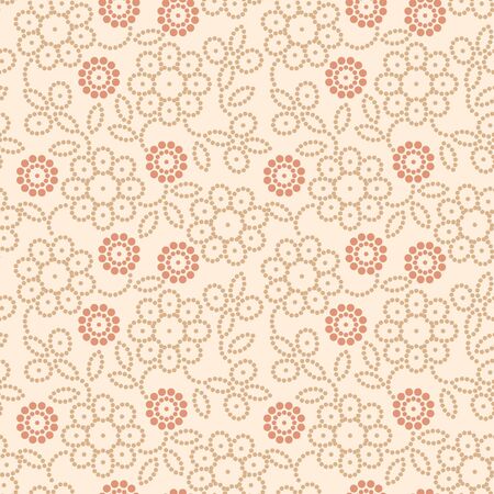 Abstract floral pattern のイラスト素材