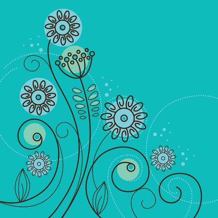 Floral background のイラスト素材