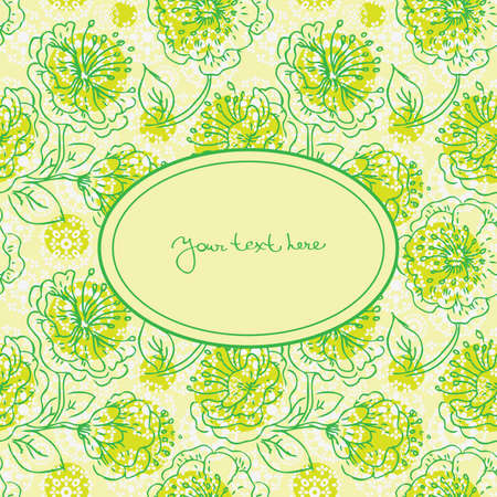 Floral bannerのイラスト素材