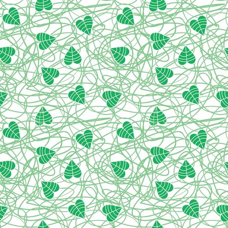 Green seamless patternのイラスト素材
