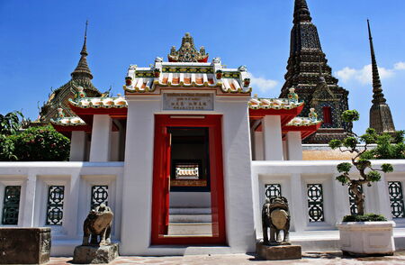 Temple in Bangkok Wat Pho, Thailand  の写真素材