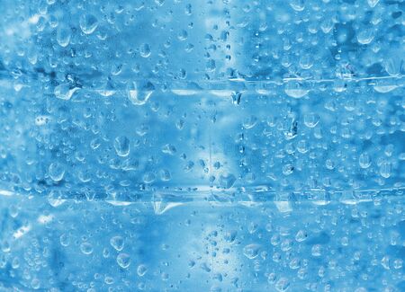 water drops background or rain backgroundの写真素材