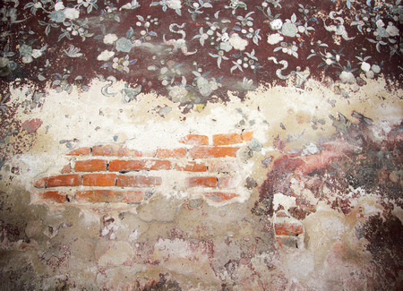 The wall is old in wat sutat bangkok thailand 22 jul 2014の写真素材