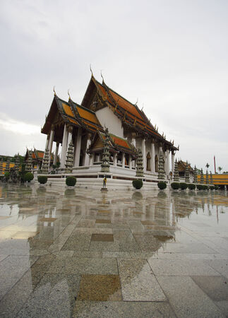 sutat temple bangkok thailand 22 jul 2014の写真素材