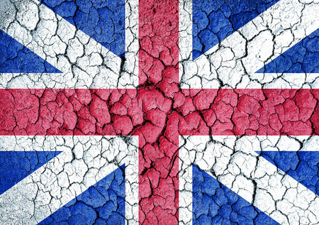 United Kingdom grunge flagの写真素材