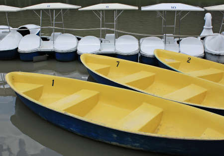 boat in the public parkのeditorial素材