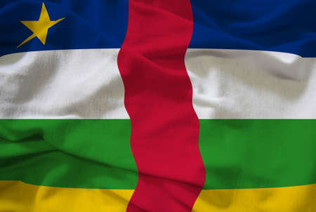 Central African Republic flagの写真素材