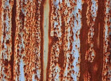 Rusted galvanized iron plateの写真素材