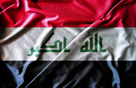Waving Iraq Flag