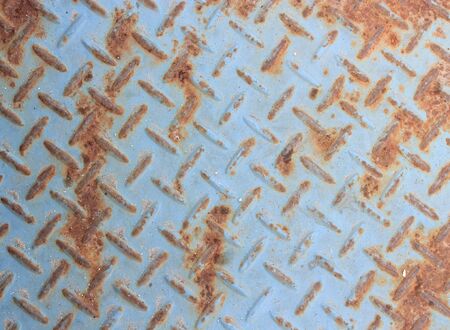 rusted galvanized iron plateの写真素材