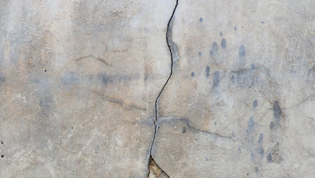 white wall with cracks