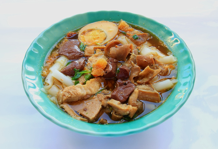 thai food is name Paste of rice flourの写真素材