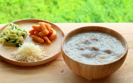 rice porridgeの写真素材