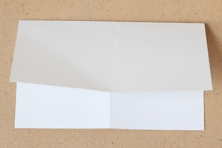 crumpled unfolded piece of white paperの写真素材