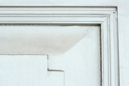 Close up of Old wooden door Vintage tone, soft focus