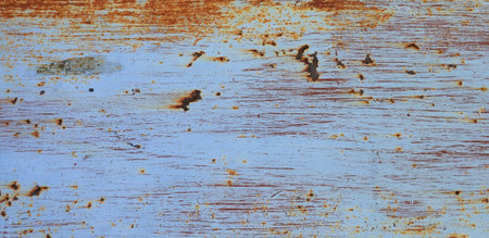 Metal old rusty wall as a grunge background