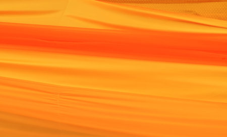 Gold silk fabric background