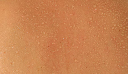 Human Skin and Sweatの写真素材