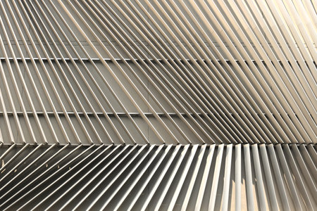 Detail Modern Iron Fence Pattern.の写真素材