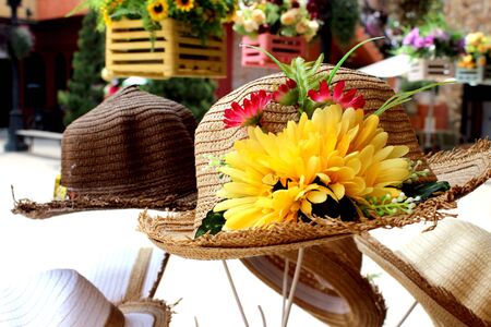 Cap put together hot and so beautifulの写真素材