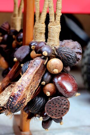 Dry pine conesの写真素材