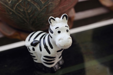 Zebra statuesの写真素材