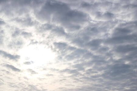 Cloudscape. Blue sky and white cloud.の写真素材